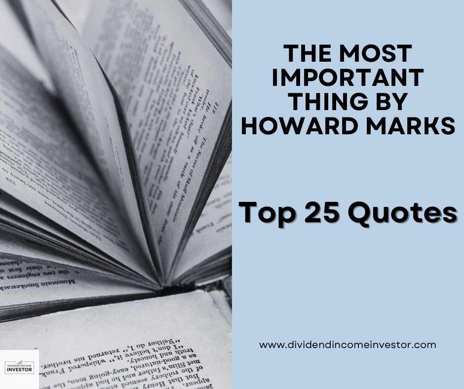 The Most Important Thing Book By Howard Marks (Top 25 Quotes ...